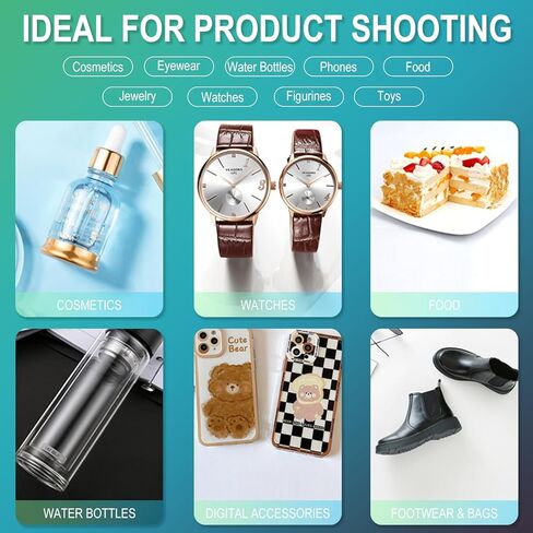 YWMZTTY 5-Piece PVC Photo Background Board for Product and Food Photography Background Boards - Small Removable Boards with Stand (Small) in Saudi Arabia