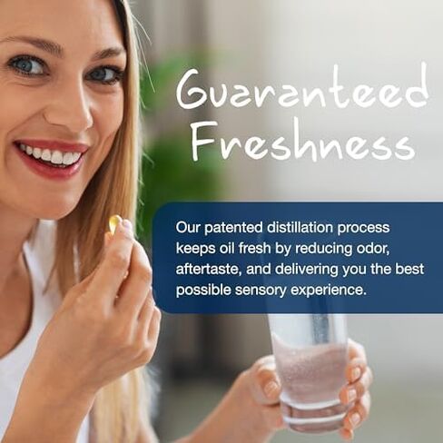 زيت سمك ألاسكا البري من وايلي فاينيست سهل ابتلاعه - مكمل زيت السمك أوميجا 3 للبالغين والأطفال - قوة مزدوجة 630 مجم EPA وDHA مكمل طبيعي - 120 كبسولة هلامية صغيرة (60 حصة) in Kuwait