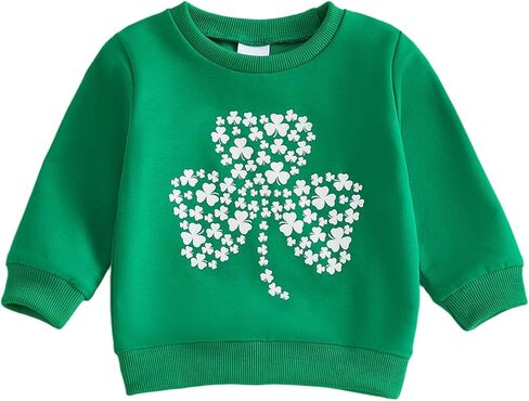 Toddler Baby Boy Crewneck Sweatshirt Tractor Letter Long Sleeve Pullover Tops Fall Winter Outfits Casual Clothes in Kuwait