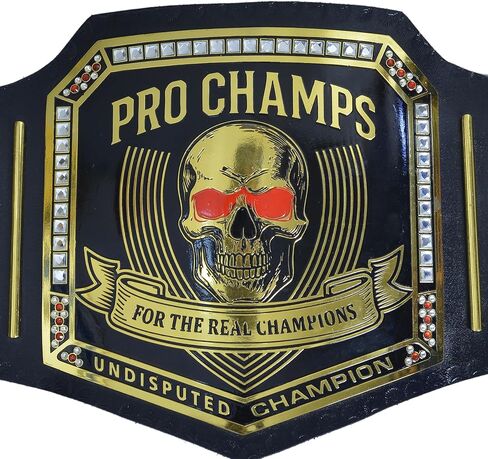 Championship Title Belt Replica, World Heavyweight Wrestling Belt Adult Size for Men, Women in Saudi Arabia