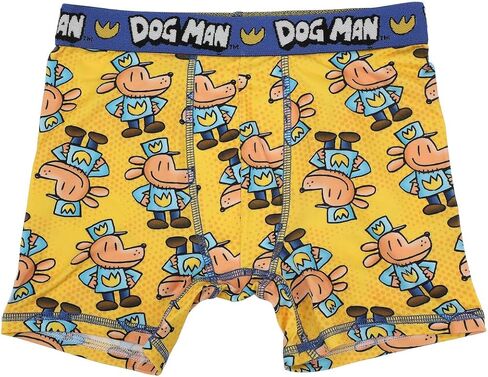 Bioworld Dog Man All-Over Character Print Boy's 5-Pack Boxer Briefs in Saudi Arabia