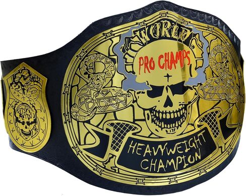 Championship Title Belt Replica, World Heavyweight Wrestling Belt Adult Size for Men, Women in Saudi Arabia