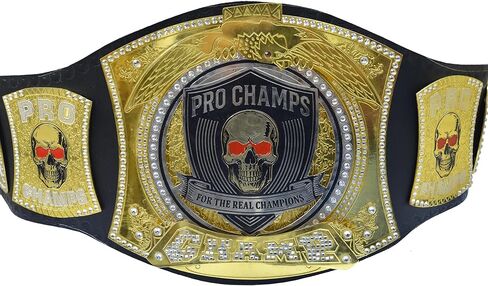 Championship Title Belt Replica, World Heavyweight Wrestling Belt Adult Size for Men, Women in Saudi Arabia