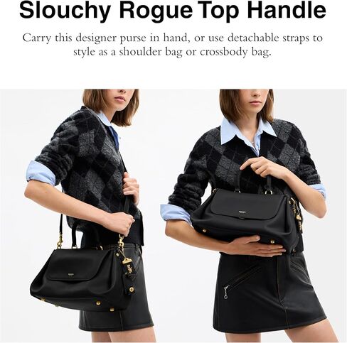COACH womens Slouchy Rogue Top Handle Bag in Saudi Arabia