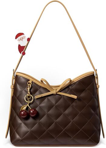 LOVEVOOK Purses for Women Soft Leather Hobo Handbags Quilted Crossbody Bag Designer Carteras Para Mujer Bucket Purse in Kuwait