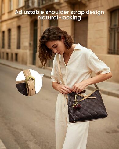 LOVEVOOK Purses for Women Soft Leather Hobo Handbags Quilted Crossbody Bag Designer Carteras Para Mujer Bucket Purse in Kuwait
