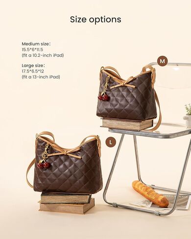 LOVEVOOK Purses for Women Soft Leather Hobo Handbags Quilted Crossbody Bag Designer Carteras Para Mujer Bucket Purse in Kuwait