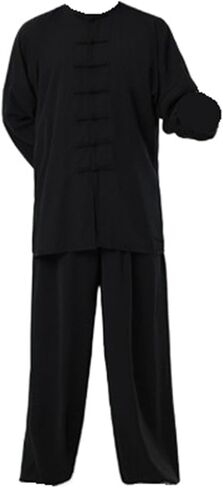 Women's Men's Soft Cotton Tai chi Suit Kung fu Wushu Martial Arts Uniform Wing Chun Jacket Pants in Saudi Arabia