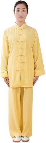 Kung Fu Uniform Women Cotton Silk Tai Chi Suit Kung Fu Wushu Martial Arts Uniform Performance Jacket Pants Exercise Clothing in Saudi Arabia