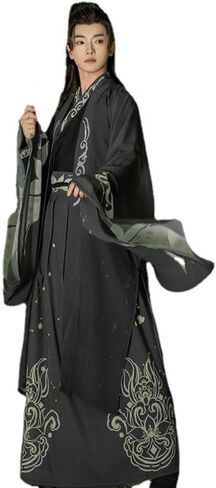 Hanfu Wei and Jin Ancient Clothing Chinese Style Waist Length Unisex Versatile Daily Wear in Saudi Arabia