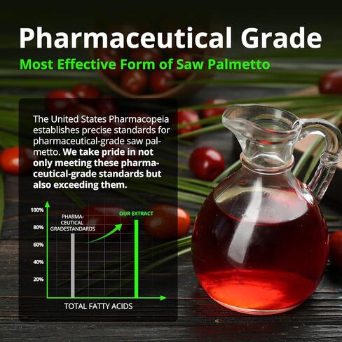 Saw Palmetto for Men Prostate Health Supplement, Pharmaceutical Grade - Pumpkin Seed Oil - Graminex® - Nettle Supports Urinary Function & Hair Loss Prevention,DHT Blocker, 60 softgels in Saudi Arabia