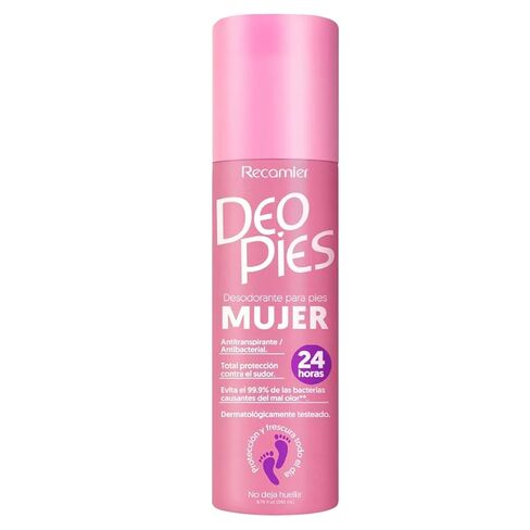 Deo Pies Foot Deodorant Spray for Women – Odor Control, Fresh Feel – No Stains – 8.79 fl oz (260ml) in Saudi Arabia