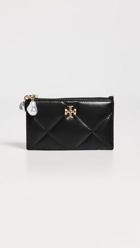 Tory Burch Women's Kira Diamond Quilt Charm Zip Card Case in Saudi Arabia