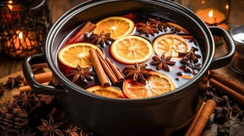 Kejora Dried Orange Slices, Star Anise & Cinnamon Sticks – Holiday Potpourri & Christmas Decoration Made in The USA in Saudi Arabia