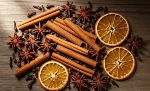 Kejora Dried Orange Slices, Star Anise & Cinnamon Sticks – Holiday Potpourri & Christmas Decoration Made in The USA in Saudi Arabia