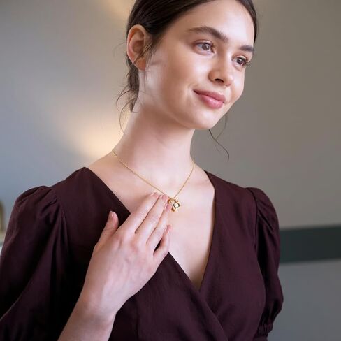 Para El Amor De Mi Vida، Este Collar Es Un Regalo Para Esposa، Novia، Alma Gemela En Aniversario، Cumpleaños، Regalo De Navidad Con Una Tarjeta Con Mensaje Y Una Caja. in Kuwait