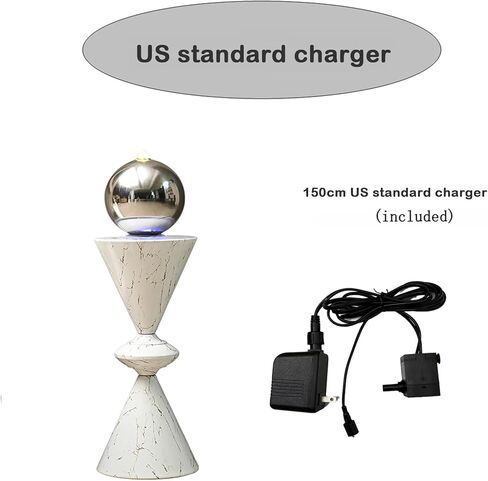 شلال نافورة داخلي، تصميم هبوط شلال كروي معدني مقاس 38.98 بوصة، نافورة داخلية مع ضباب إضاءة LED، غرفة المعيشة وديكور نافورة المناظر الطبيعية للمكتب in Kuwait