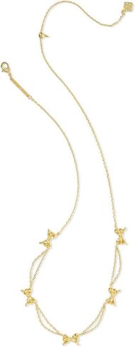 Kendra Scott Womens Bow Strand Necklace Gold One Size, in Saudi Arabia