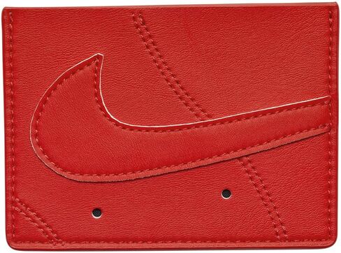 Nike Air Force 1 Slim Card Wallet – Sneaker-Inspired Compact Design with Logo Detail for Cards, Cash, and Everyday Use (White, One Size) in Kuwait