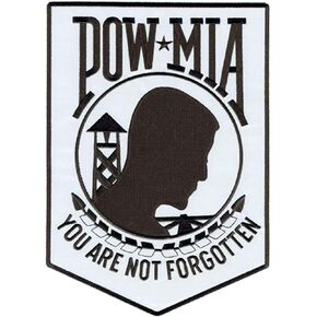 Hot Leathers PPB1020 POW MIA سلامة عاكسة 3 × 4 بوصة - 3 عرض × 4 ارتفاع بوصة in Saudi Arabia