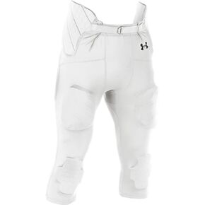 بنطال كرة قدم متكامل للشباب من Under Armour Gameday Armor، أبيض، متوسط in Kuwait