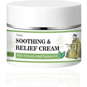 Umex Intensive Itch Relief Cream - Daily Moisturizing Lotion for Sensitive Skin, Soothes Dry & Flaky Skin, Non-Greasy & Fragrance-Free (1.06 oz) in Kuwait