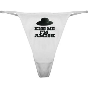 ملابس داخلية كلاسيكية من CafePress Kiss Me I'm Amish، سراويل داخلية نسائية in Saudi Arabia