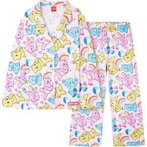 Get Trend 2 Pc Pajama Sets for Girls, Teens with Top, PJ Pants, Sleepwear, Nightwear, Kids PJs, Lounge Set, Gifts for Girls in Kuwait