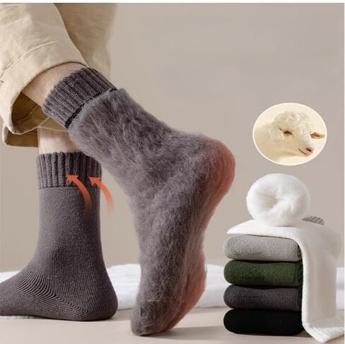 3 Pairs Warm Thermal Socks for Women & Men Winter Ski Thick Boot Insulated Socks for Cold Weather Gift for Husbands, Fathers or Boyfriends in Saudi Arabia