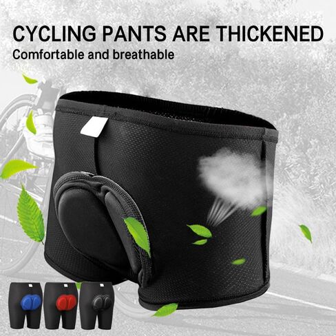 1Pcs Cycling Underwear Men's 3D Padded Bike Shorts Cycling Underwear, Anti-Slip Padded Bike Shorts for Men, Biking Undershorts Breathable Ergonomic Design in Saudi Arabia