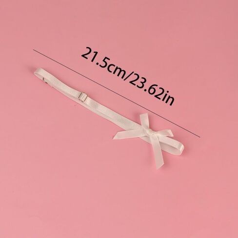 10pcs Black Baroque Elastic Garter Belts with Bow, Adjustable Polyester Spandex Leg Harness, Punk Style Thigh Bands for Parties, Weddings & Casual in Saudi Arabia