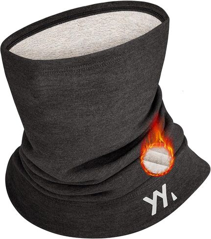 Winter Neck Gaiter Warmer, Soft Modal-Wool Fleece Face Cover, Windproof Face Mask for Men Women in Saudi Arabia