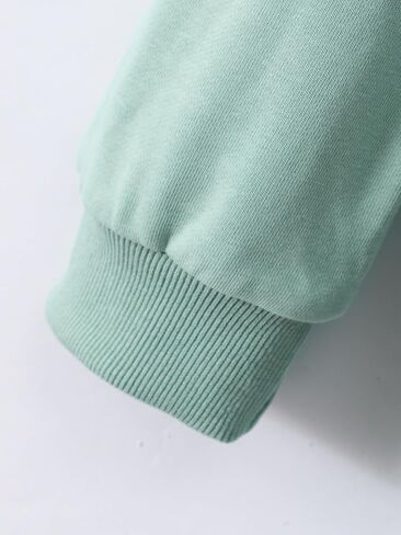 NEW 8-14Y Girls 2 Piece Outfits Crewneck Sweatshirt and Shorts Set Summer Lounge Clothes with Pockets in Saudi Arabia