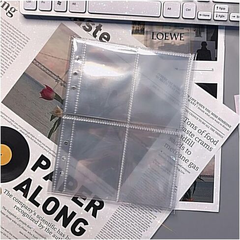 Jewelry Organizer Book Clear Travel earring book organizer Transparent Jewelry Book with Zipper Pouch Bags (Black,With 80 PCS Small Jewelry Bags) in Saudi Arabia