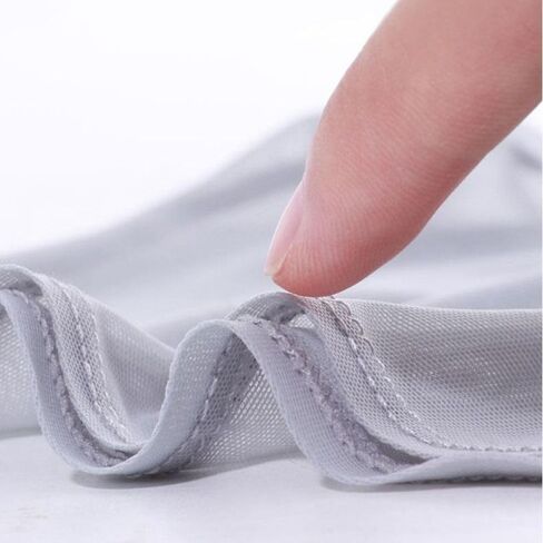 See Through Underpants Bulge Ice Silk Comfortable Lingerie Intimates Transparent Boxers Low-Waist Men's(L,Black) in Saudi Arabia