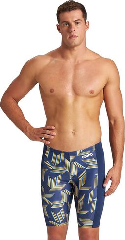 ARENA Performance Boys' Puzzled Swim Jammer Athletic Swimwear Youth Swimsuit in Saudi Arabia