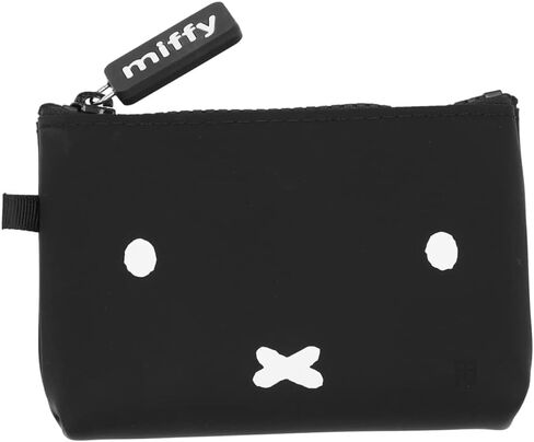p+g design Miffyy Small Silicone Coin Purse – Cute Black Miffy Face Pouch Soft Silicone Mini Wallet for Coins & Accessories in Saudi Arabia