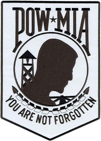 Hot Leathers PPB1020 POW MIA سلامة عاكسة 3 × 4 بوصة - 3 عرض × 4 ارتفاع بوصة in Kuwait