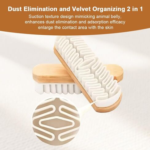 2Pcs Rubber Shoe Brush,Suede Brush for Shoes,Suede Shoe Brush Enhanced Dust-Absorbing Texture Design for Cleaning Shoes,Bags and Jacket in Saudi Arabia