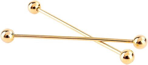 Mens Stainless Steel Collar Bar Pins 6CM Tie Pin Brooch Clips Clasp for Shirt Collar Styling, Business, Formal Wear, and Gentlemens Accessories in Saudi Arabia