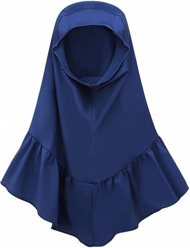 Kids Girls Muslim Dress Ramadan Abaya Hijab Dress Toddler Baby Ruffle Smock A Line Skirt Kaftan Robe Ramadan Dubai Eid Outfit in Saudi Arabia