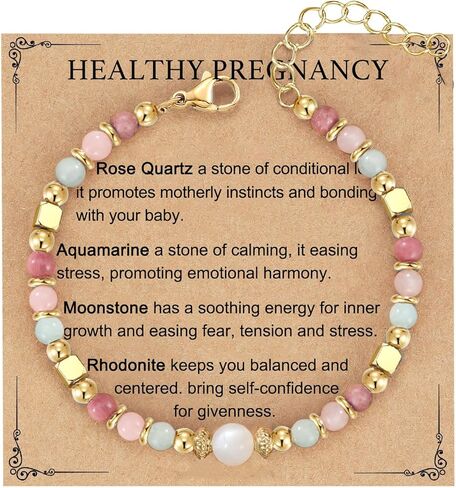 Healthy Pregnancy Bracelet for Mother New Mom, Pregnancy Gifts for Expecting Mom in Kuwait