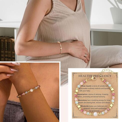 Healthy Pregnancy Bracelet for Mother New Mom, Pregnancy Gifts for Expecting Mom in Kuwait
