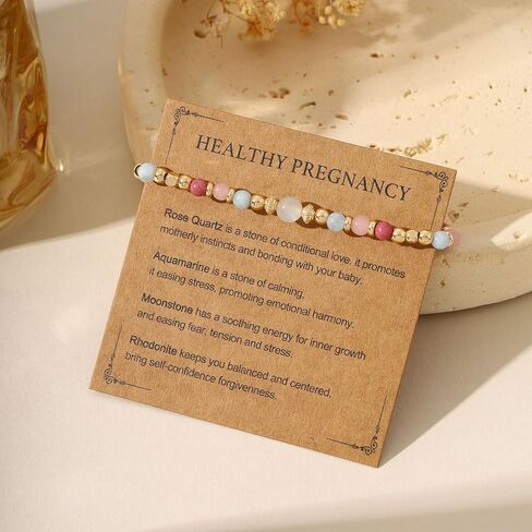 Healthy Pregnancy Bracelet for Mother New Mom, Pregnancy Gifts for Expecting Mom in Kuwait