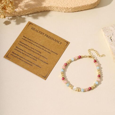 Healthy Pregnancy Bracelet for Mother New Mom, Pregnancy Gifts for Expecting Mom in Kuwait