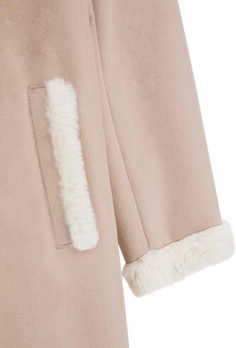 GUESS girls Long Sleeve Shearling Coat in Saudi Arabia