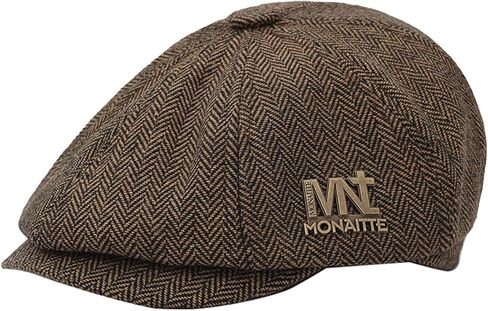 Hat Men's Winter New Warm and Thickened Big Headband Retro Painter Hat Beret Hat Duck Tongue Hat Women's Trend in Saudi Arabia