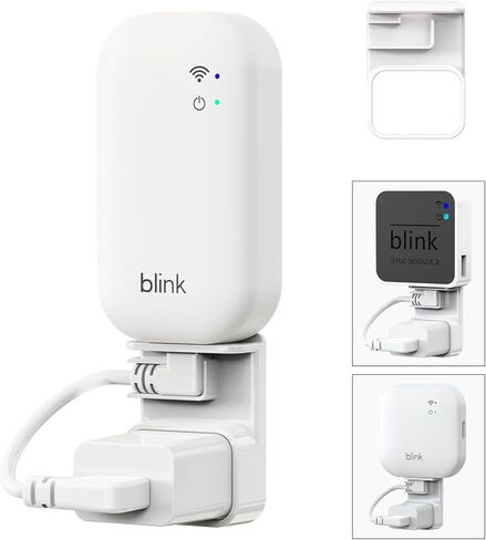 All-New Outlet Wall Mount for Blink Sync Module XR, Sync Module XR Mount Holder for Blink Outdoor Indoor Camera, No Messy Wires,No Screws Saving Space Blink Sync Camera Mount with Short Cable (1Pack) in Saudi Arabia