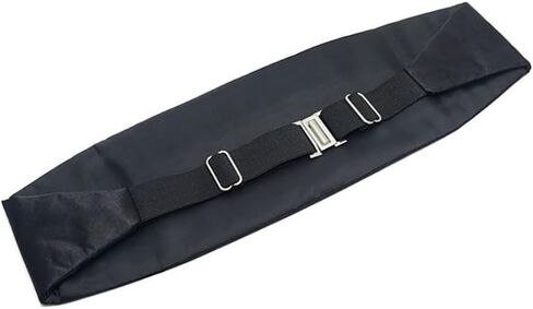 Men's Solid Color Cummerbund Black Formal Satin Cummerbunds Adjustable Tuxedo Cummerbund Accessories for Weddings Proms in Saudi Arabia