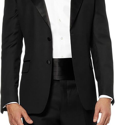 Men's Solid Color Cummerbund Black Formal Satin Cummerbunds Adjustable Tuxedo Cummerbund Accessories for Weddings Proms in Saudi Arabia
